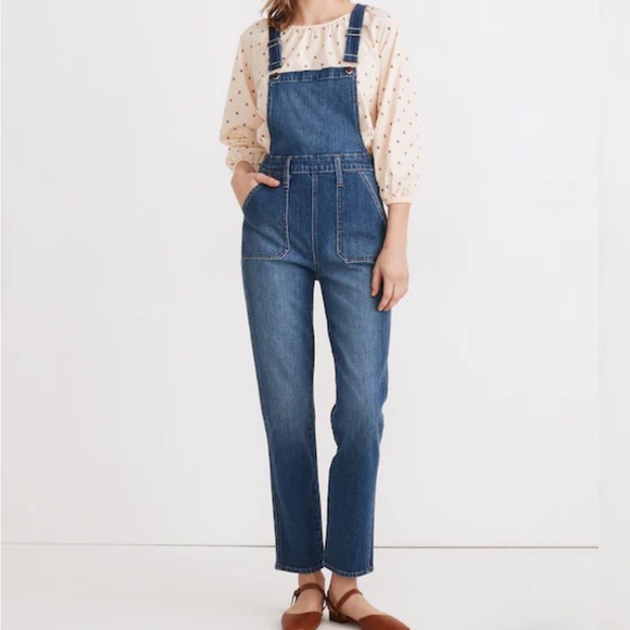 Madewell Denim - Madewell Stovepipe Jean Overalls